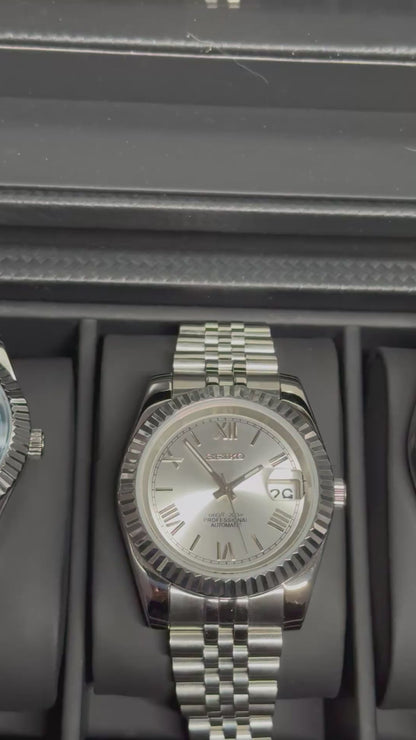 Silver Roman Dial PerpetualDate Stainless Steel