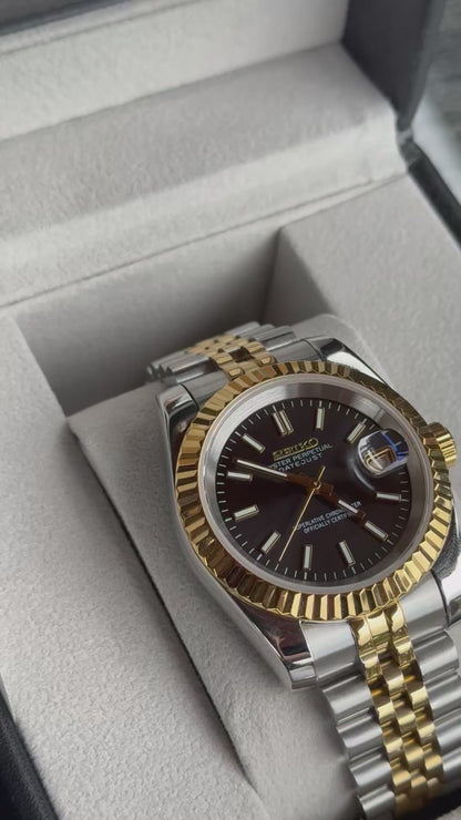 Classic Black Dial PerpetualDate Two Tone Gold