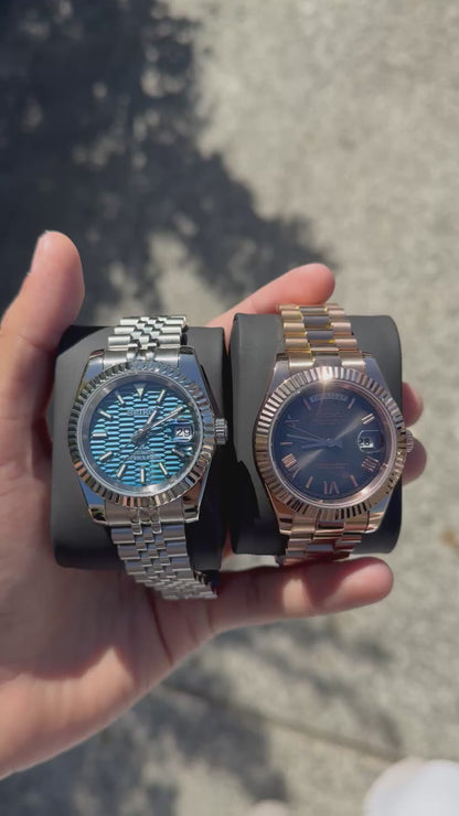 Ombre Dial PerpetualDay Rose Gold