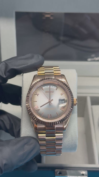 Arctic Ombre Dial PerpetualDay Rose Gold