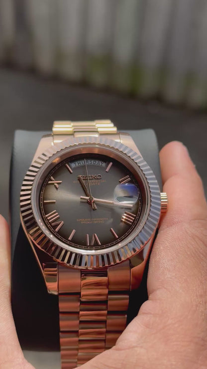 Ombre Dial PerpetualDay Rose Gold