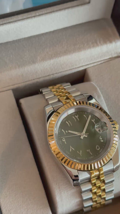Attieh Arabic Dial PerpetualDate Two Tone