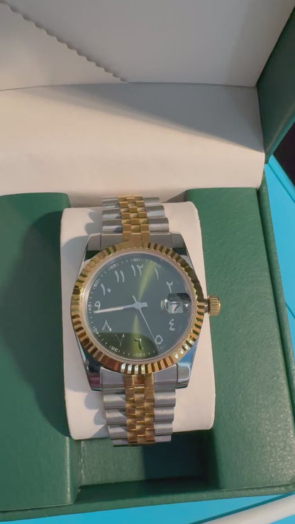 Attieh Arabic Dial PerpetualDate Two Tone